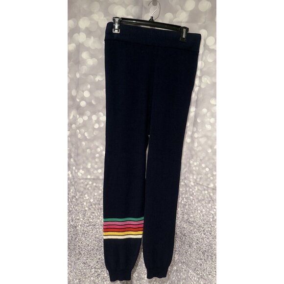 NWT C&C California Navy Color Way Knit Jogger Pants - Large - Picture 2 of 2